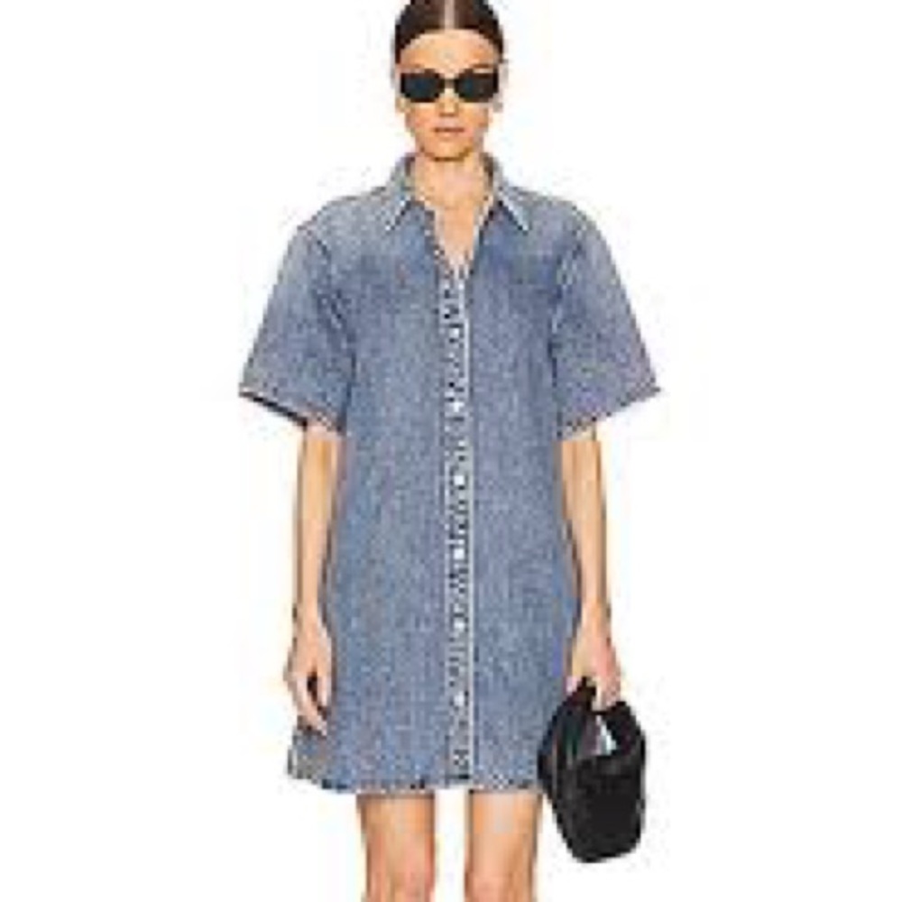 NWT | Rag & Bone - The Carter Denim Dress - Elle Wash - Picture 2 of 15